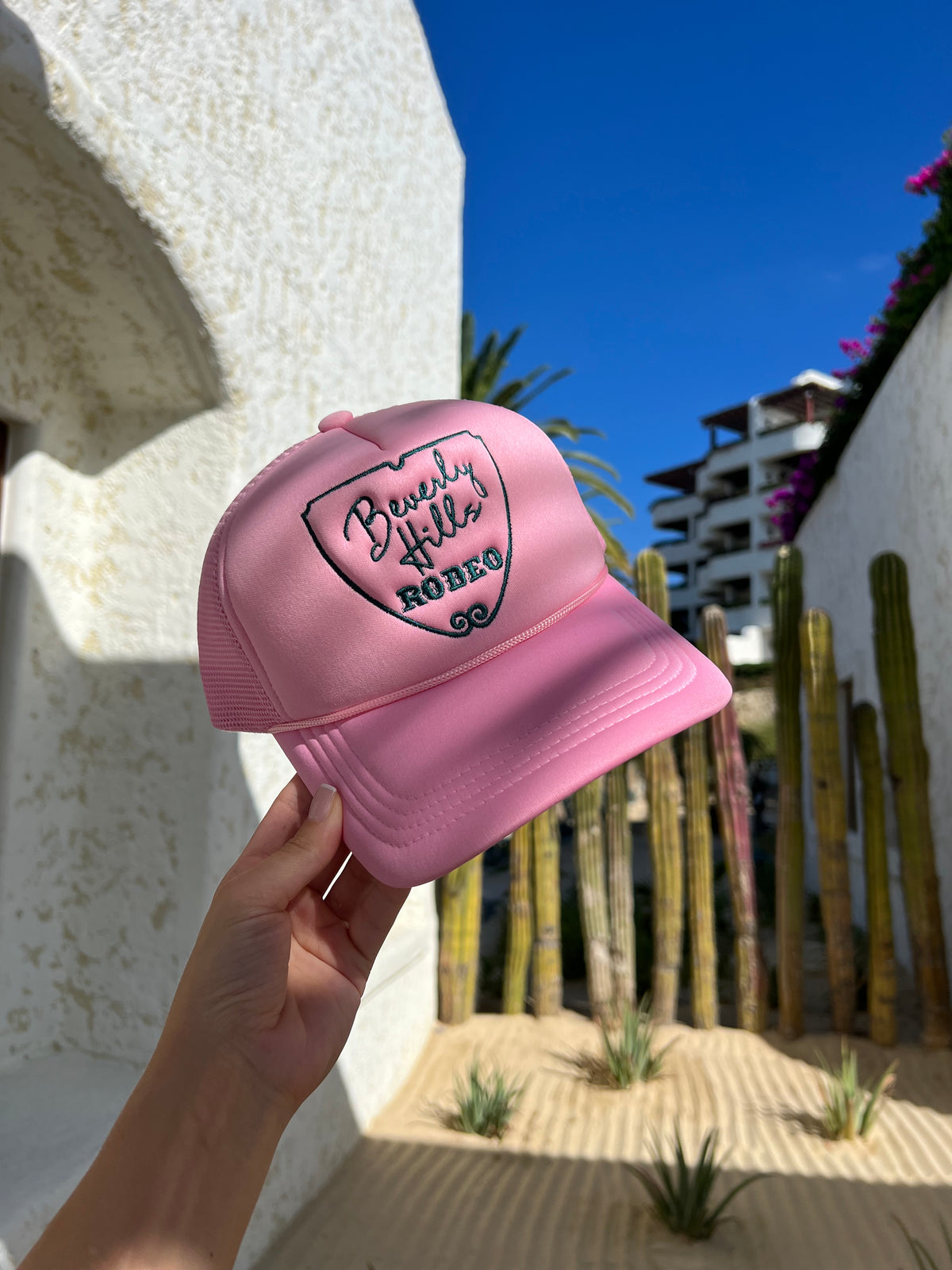 Beverly Hills Rodeo™️ Trucker Hat Pink/Green