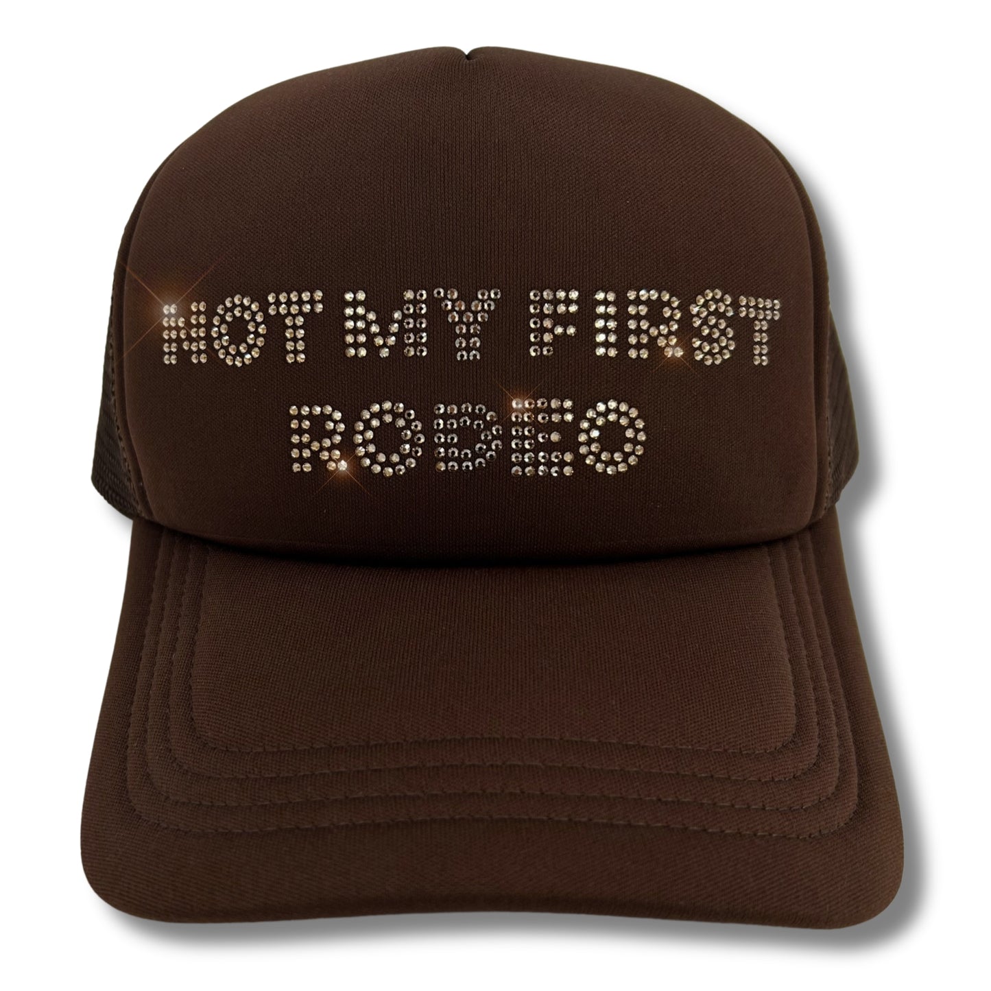 Not My First Rodeo Embroidered Trucker Hat