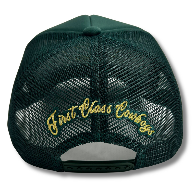 Beverly Hills Rodeo™ Trucker Hat Green/Gold